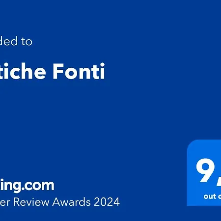 شقة Antiche Fonti *